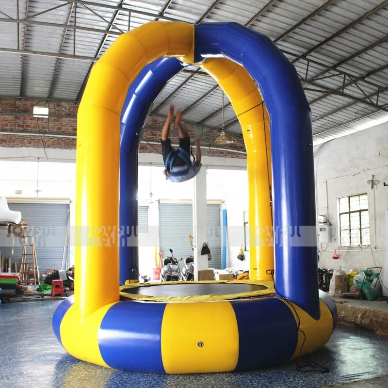 Commercial exercise inflatable bungee trampoline park from china