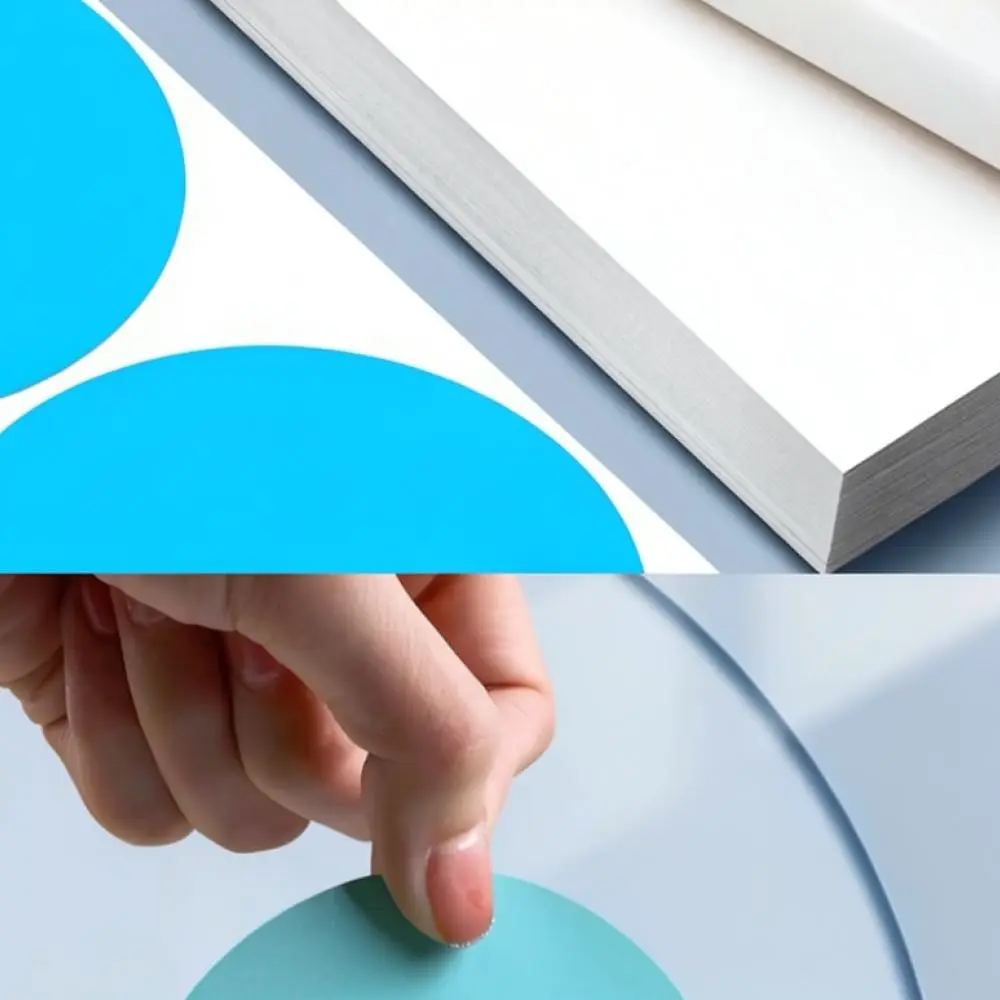 Large Round Adhesive Stickers Colorful Dot Labels Removable Marking Stationery For Fanzhuan School Office Document Storage