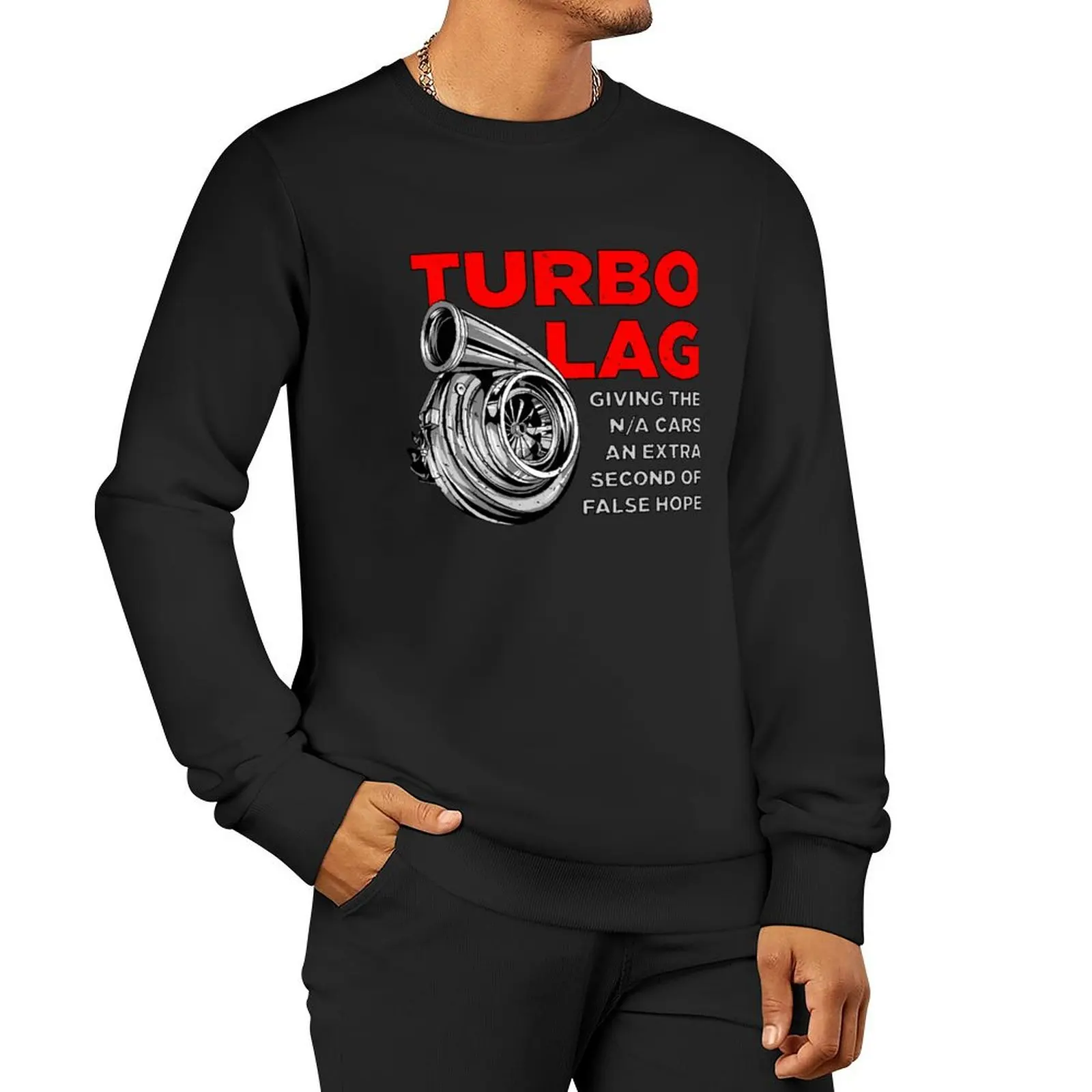 Funny Turbo Lag Car Boost Racing Pullover Hoodie aesthetic clothing hooded shirt new sweatshirts