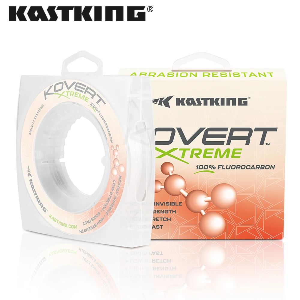 KastKing Kovert Xtreme 23m 46m 183m 4-50LB 0.16-0.7mm 100% Carbon Sinking Fishing Line Strong Fluorocarbon Leader Line