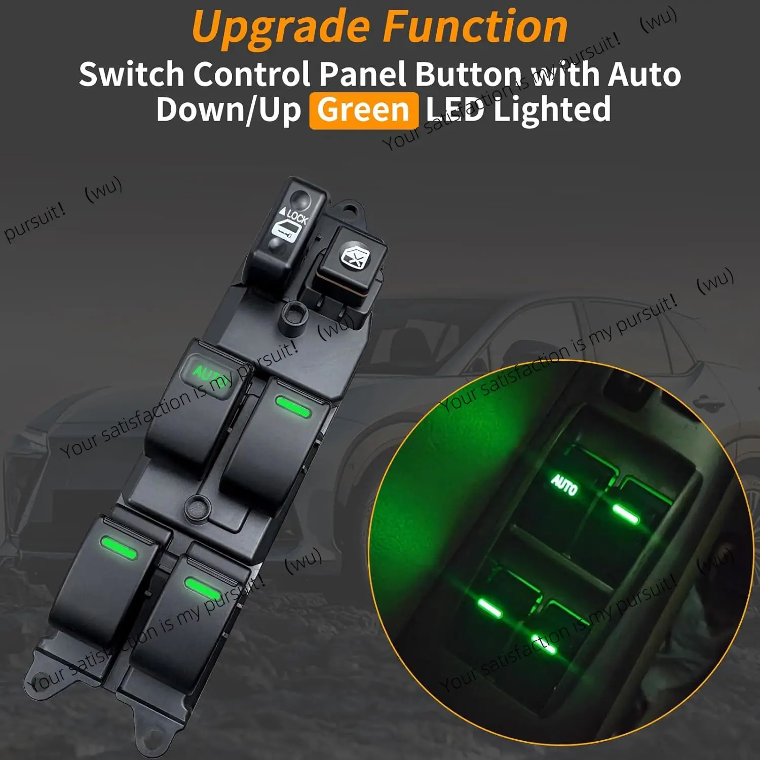 Car Master Power Window Switch Lift for Toyota Corolla EX 04-15 Camry 2002-2007 Sienna Window Switch Lifte 84820-12480 18 Pins
