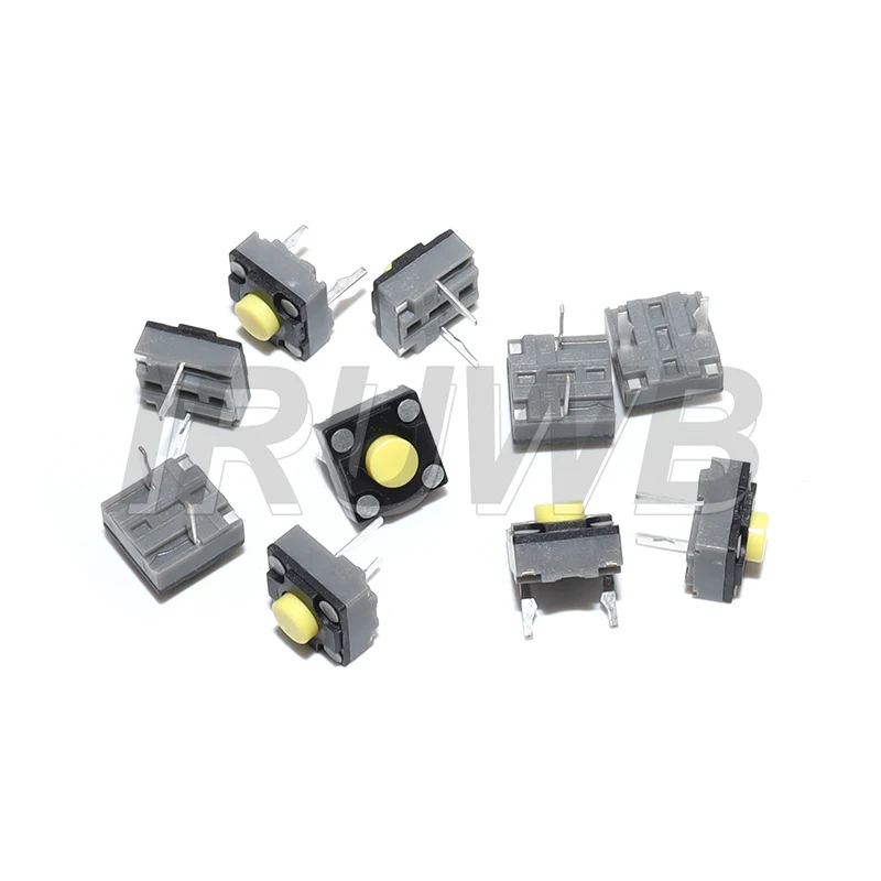 10Pcs Teile Ersetzen Rechteck Micro Schalter Stummschaltung 6*6*4,3mm Platz Stille Schalter Ireless Maus micro Schalter