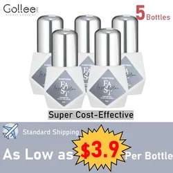 5 Bottle Eye Lash Glue No Irritant 5ml 0.5s Fast Dry Semi-Permanent Open Eye Eyelash Glue Extension Supplies Long Lasting Bond