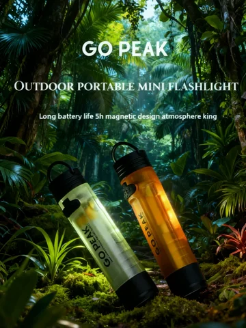 GOPEAK Мини-фонарик 7 цветов - Компактный и яркий LED светильник — детальный вид товара