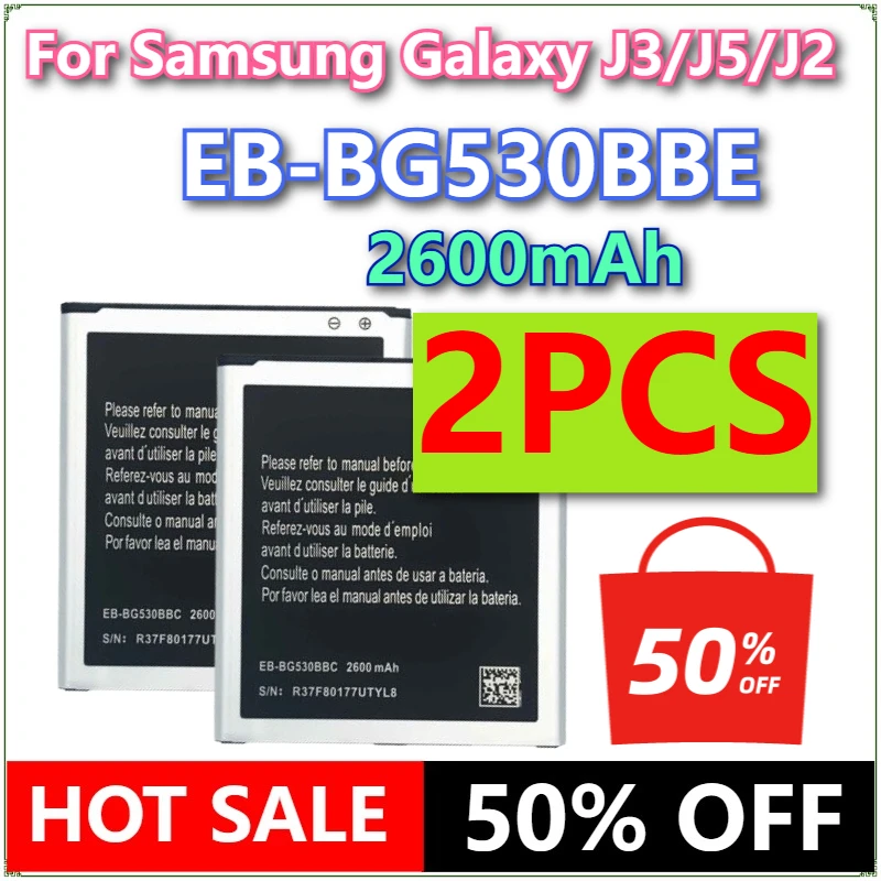 

Brand New EB-BG530BBE 2600mAh Mobile Phone Battery For Samsung Galaxy J3/J5/J2 Mobile Phone Batteries
