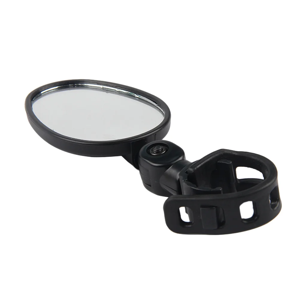 مرآة الرؤية الخلفية للدراجة قابلة للتعديل 360 درجة، مقود الدراجة، مرآة مسطحة مرنة، مرايا سهلة التركيب