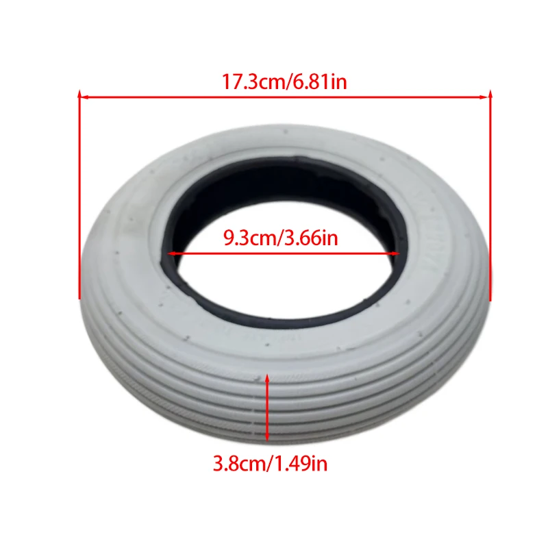 7inch 7x1 3/4 Pneumatic Tires Outer Tire,for 7 Inch Electric Wheelchair Front Wheel Accessories