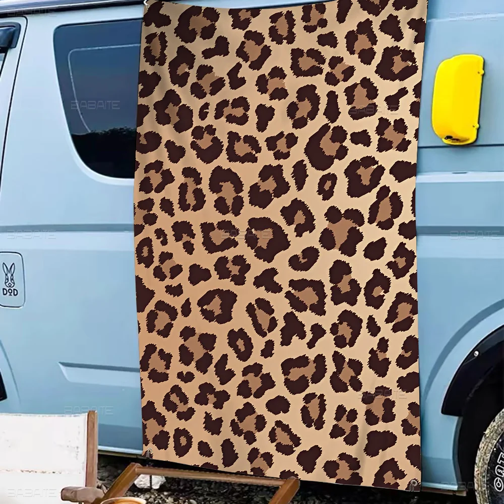 Leopard Print Panther Retro Flags Multiple Choice Living Studio Booth Interior Decoration Banner