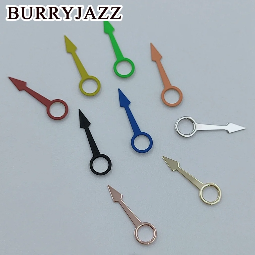 Часы BURRYJAZZ NH34 GMT Серебристые золотистые розовые золотистые черные красные желтые зеленые синие оранжевые часы стрелки