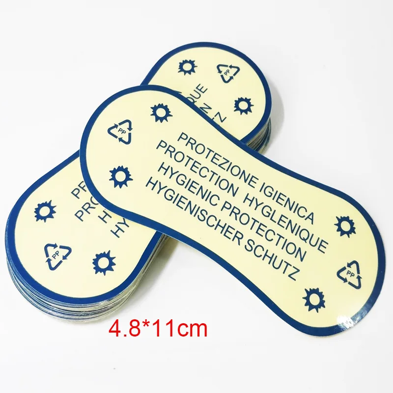 50Pcs/Lot Hygiene Swimwear Labels Lingerie Underwear Stickers Tags Self-Adhesive DIY Clothing Tag Supplies Accessories