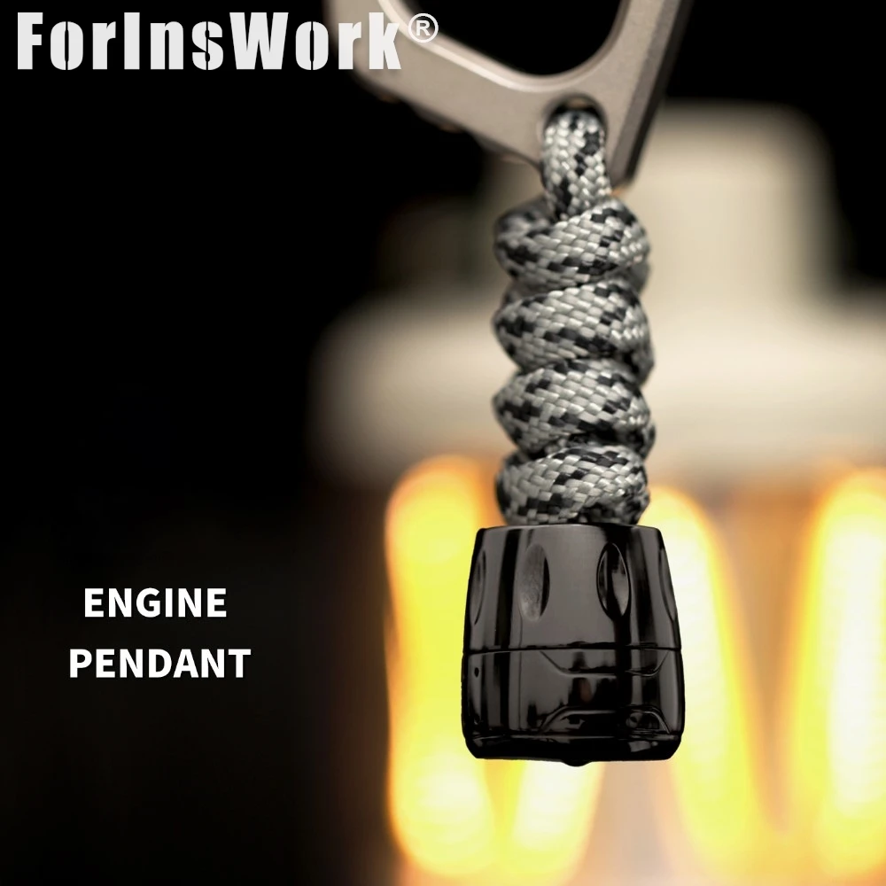 JUZHEN EDC Engine Pendant Knife Beads Push Slider Decoration - Versatile EDC Stress Relief Toy