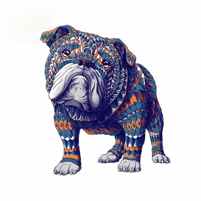 

Car Sticker Personality English Bulldog Funny Trunk Decal Laptop Windows Waterproof Suitable for Decor
