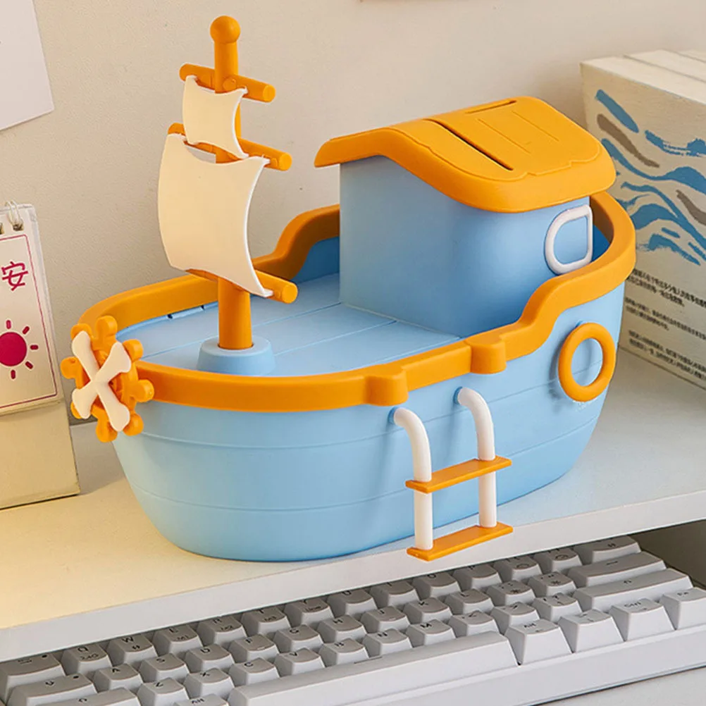 Piratenschip Munt Bank Spaarpot Grote Capaciteit Kinderen Spaarpot Verjaardag Kerstcadeau Geldpot Kinder Muntpot