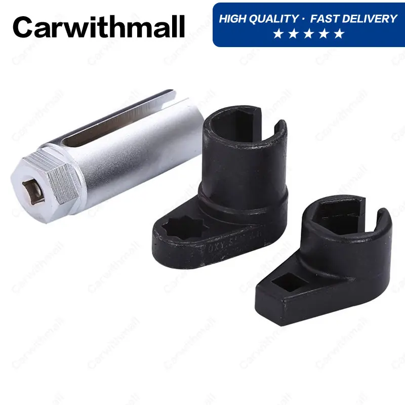 

3PCS Oxygen Sensor Socket Wrench 3/8" Drive 7/8" 22mm Universal Oxygen Sensor Switch Socket Car Accessiesor