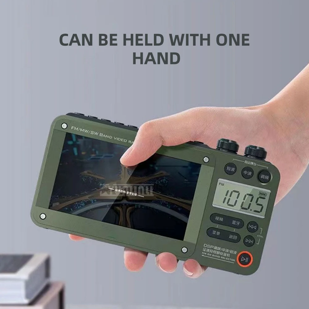 HD Opera Player for Seniors,Portable TV Radio for Elderly,  Video Music Player with Speaker