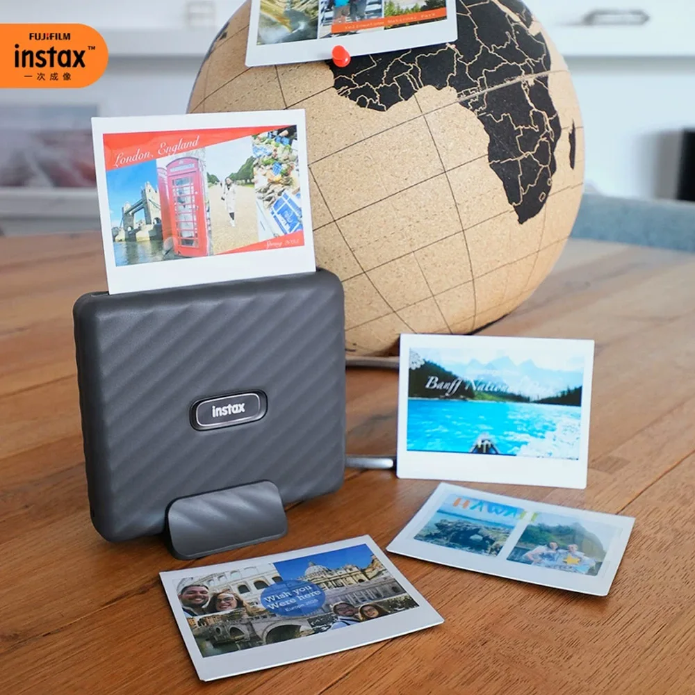 Imprima juntos en modo divertido con la impresora original Fujifilm Instax Link WIDE registrada. Imprima desde video. Control de movimiento.   ﻿