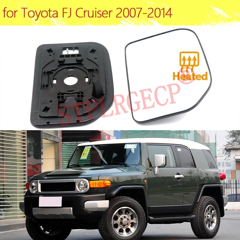 Auto Car Left Right Hand Side Door Wing Reaview Mirror Glass Heated Replacement for Toyota FJ Cruiser 2007-2014