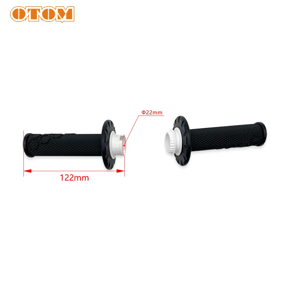 OTOM Lock-on Grip Throttle Casing Set For KTM SX 50 65 HUS TC GASGAS MC 2021-2026 Off-road Motorcycle Handlebar Grip Accessories