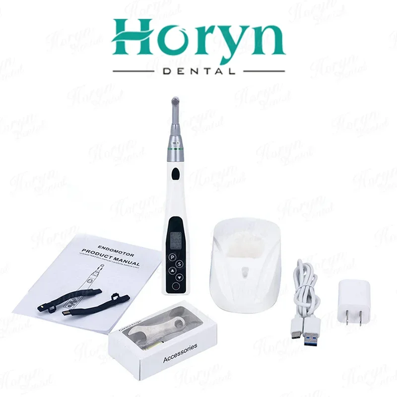 den tal Wireless Endo Motor Smart With LED Lamp Standard Contra Angle Low Speed Handpiece den tistry Endodontic Instrument