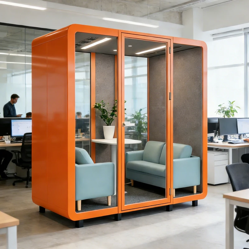 Portable Recording Booth Soundproof Silent Room Acoustic Pod Mobile soundproof room for Home Living Room Studio Quiet
