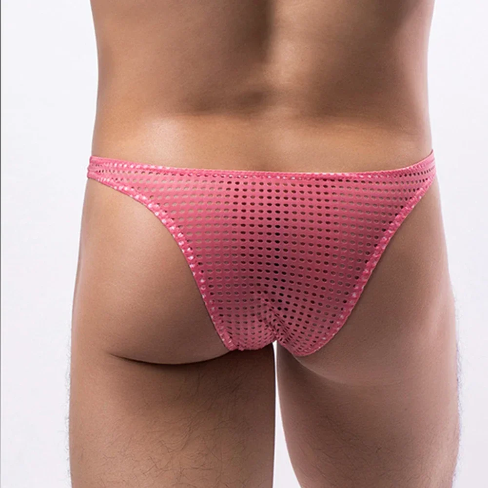

Light Blue Men's Sexy Pouch Thongs Low Rise Bikini Briefs Underwear Panties for Enhanced Fit and Breathability