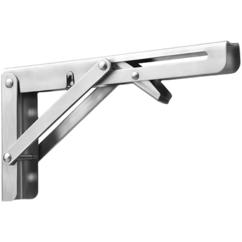 Stainless Steel Thickened Folding Bili Stand Triangular Partition Load-Bearing Support Frame Cold-Rolled Steel Base for Home Off