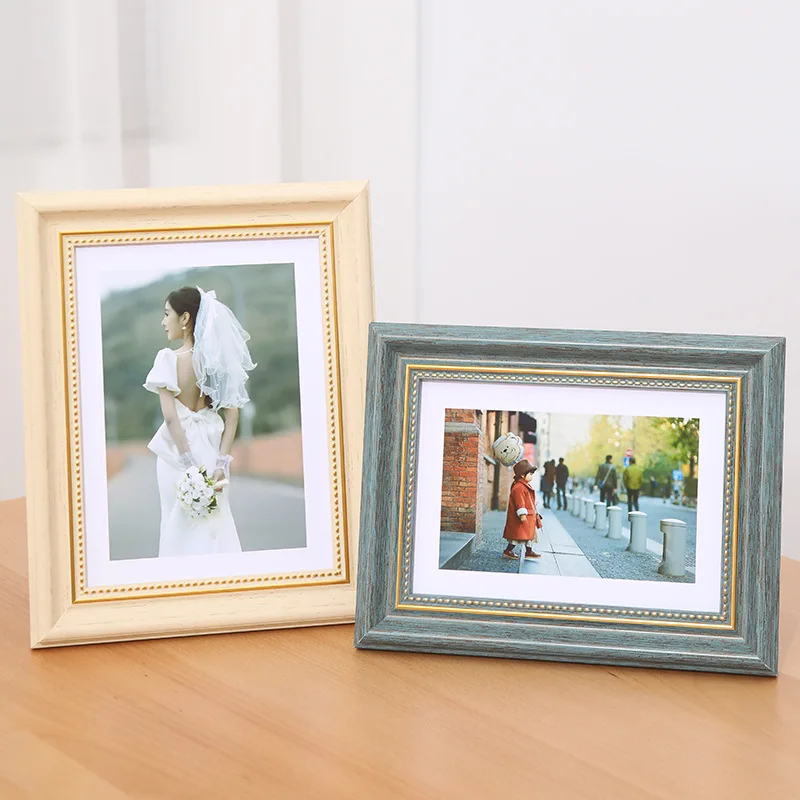 

European Photo Frame Creative Picture Frame Retro Wedding Photo Table Display Hanging Ornament On The Wall Room Decoration