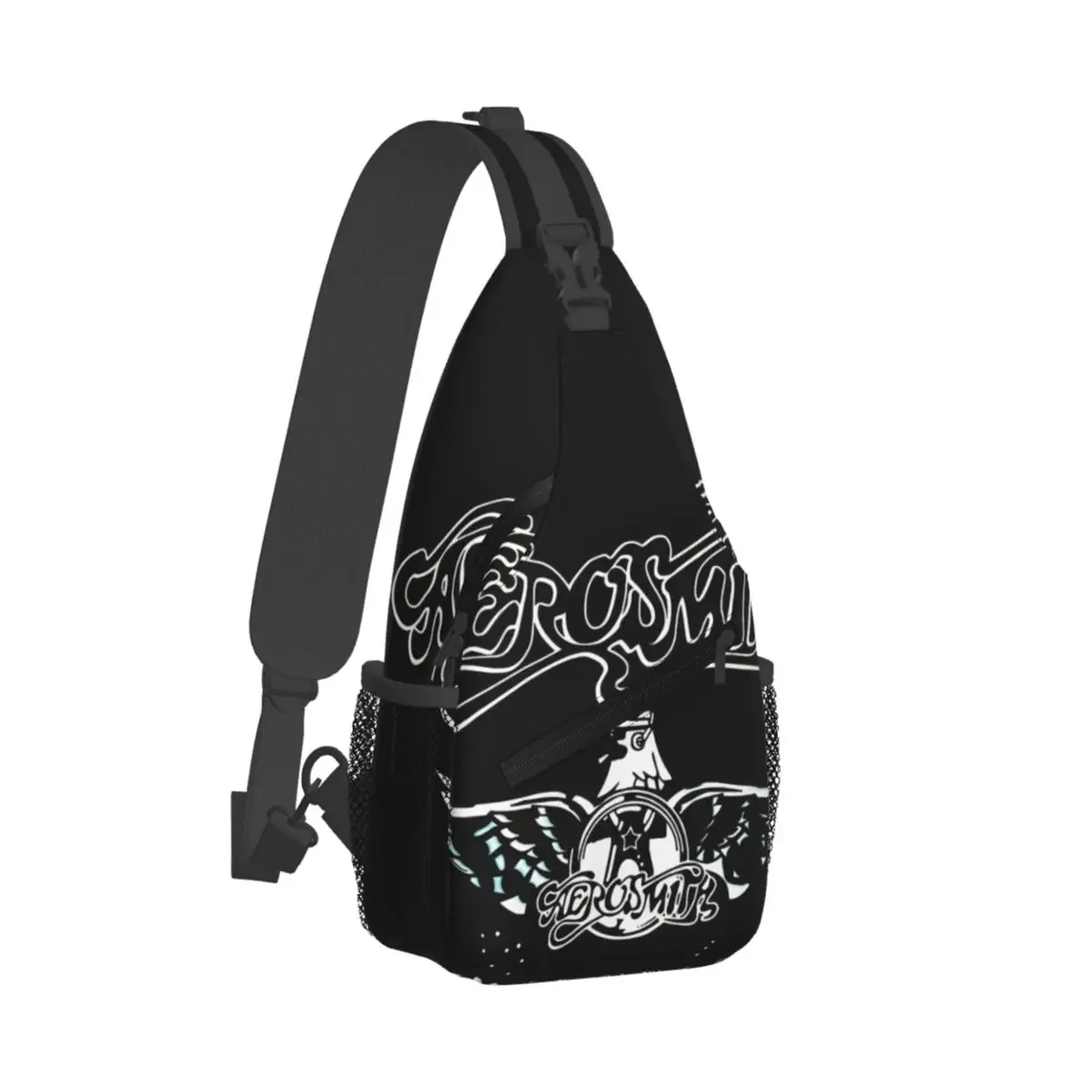 The Eagle Sling Bag Chest Crossbody Shoulder Backpack Travel Hiking Daypacks Heavy Punk Rock Music Bookbag