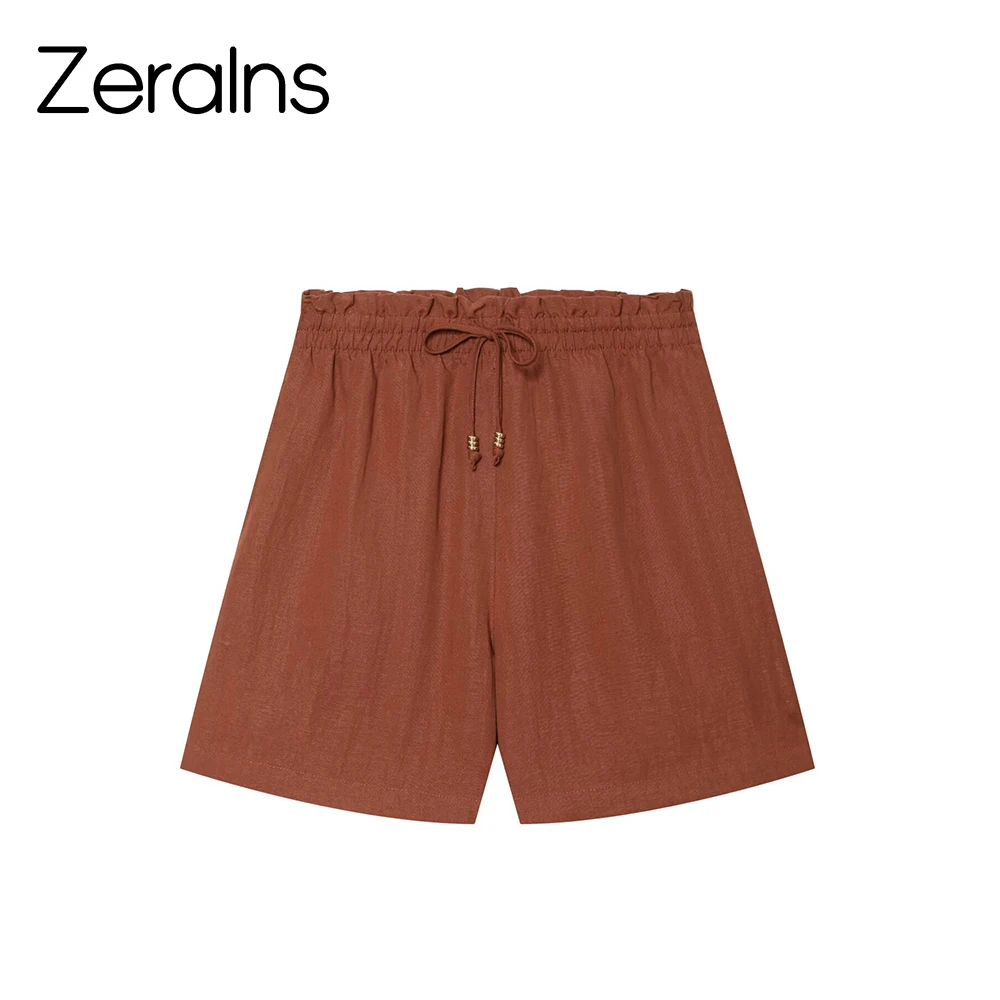 ZERAINS Summer new women's clothing European and American style beaded short sleeved hunting jacket+casual shorts - view 3
