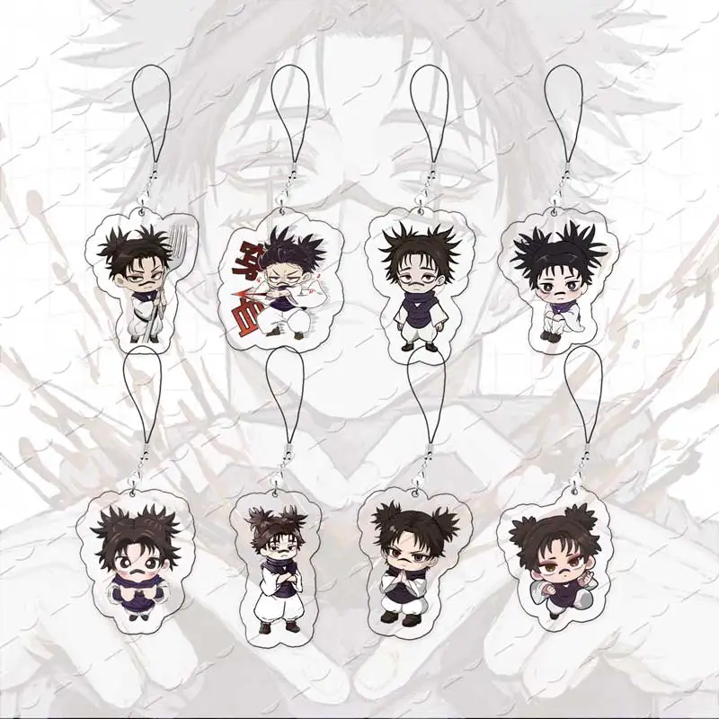Acrylic Anime JJK Choso Mobile Phone Charms Accessories Choso Chibi Small Pendant Phone Chain Fans Gifts