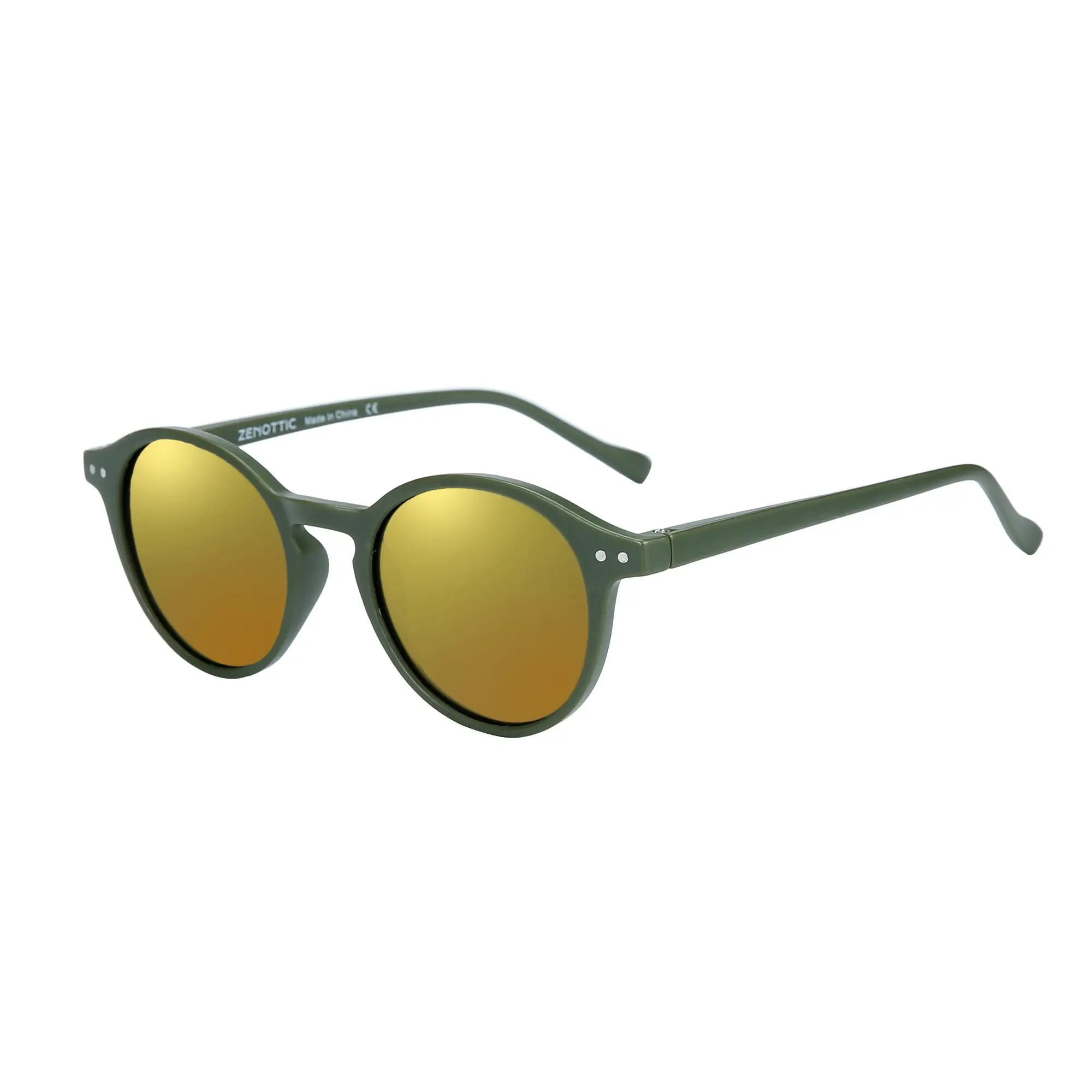 ZENOTTIC (Größe S) Retro Rundpolarisierte Sonnenbrille 2026 2025 Herren Damen Vintage Kleine Runde Sonnenbrillen UV400 Schutzbrillen Shades 3