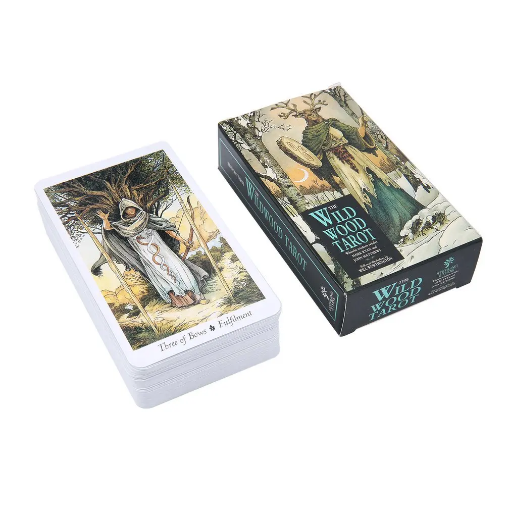 The Wild Wood Tarot Cards A 78 Oracle English Visions Divination Edition Deck Borad Playing Games