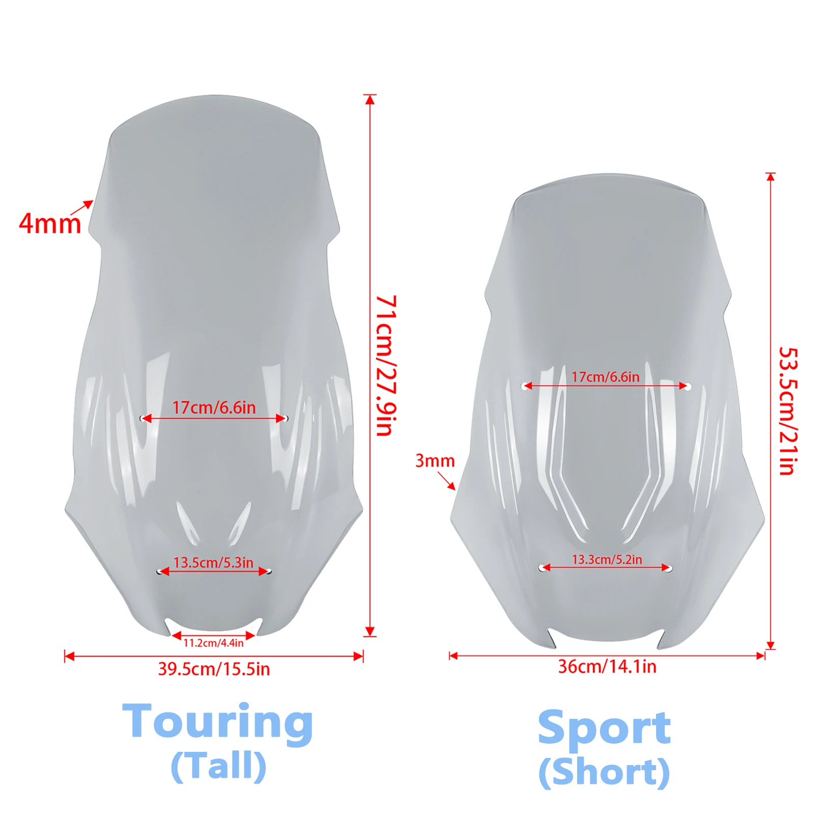 Motorcycle Touring Windscreen Sport Windshield For Honda X-ADV 750 2021 - 2026 X ADV 750 Tall Short Spoiler Guard Accessories