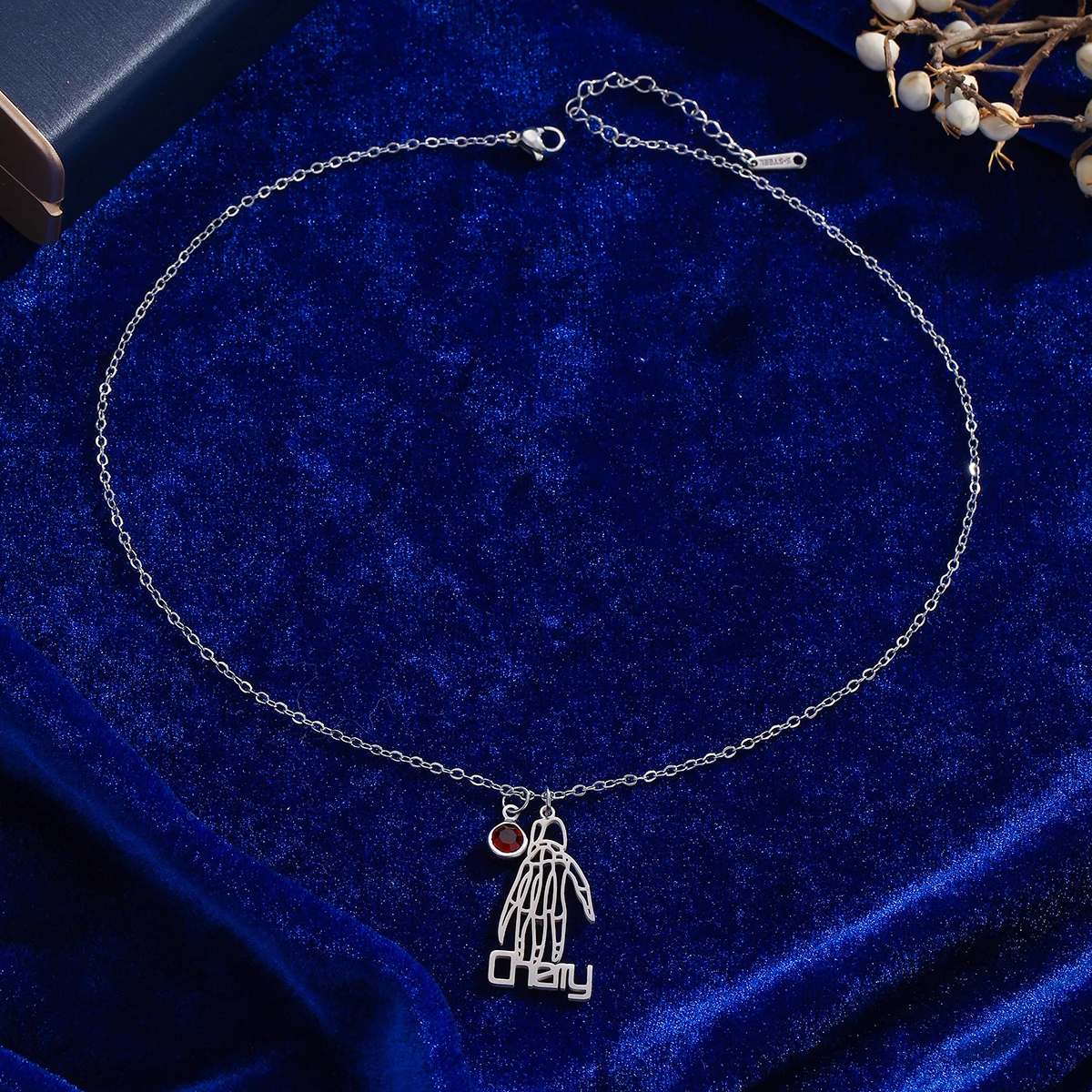 شخصية مخصصة اسم الهيب هوب الشرير الهيكل العظمي اليد قلادة قلادة للنساء الرجال الفولاذ المقاوم للصدأ مجوهرات الهالوين #6