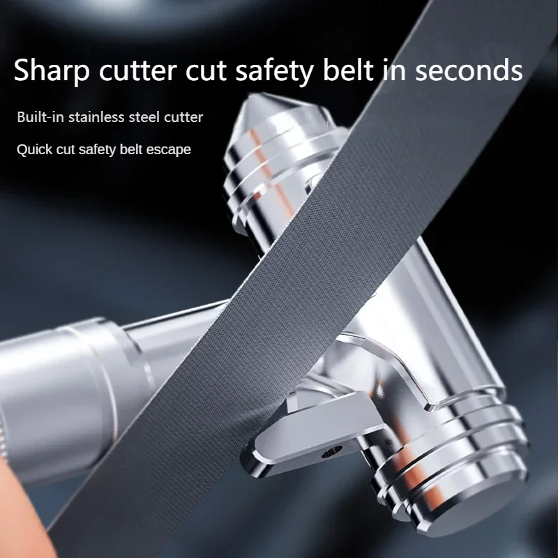 Car Safety Hammer Car Window Breaker Emergency Hammer Seat Belt Cutter Suitable for Car Rescue Escape Rescue Safety Hammer