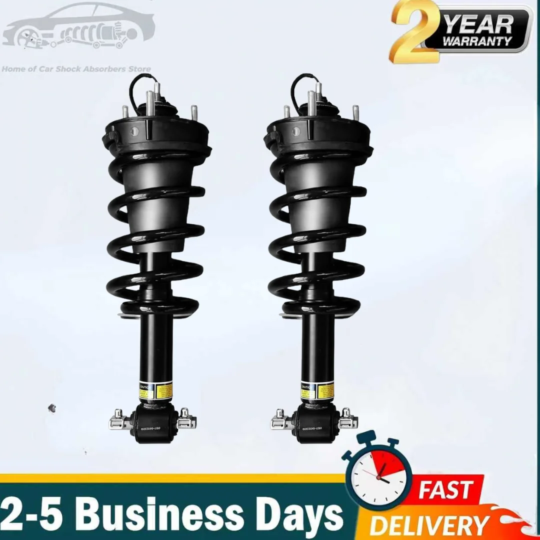 

Pair Front Shock Absorbers Assemblys For Cadillac GMC Chevrolet 84176631