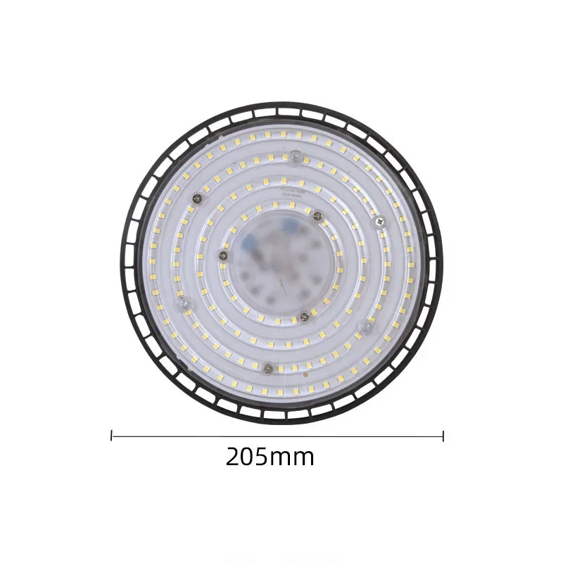 High Bay Light 100W 150W 200W UFO LED  6500K Waterproof IP65 Warehouse Garage Light Super Bright Industrial Lighting refletor