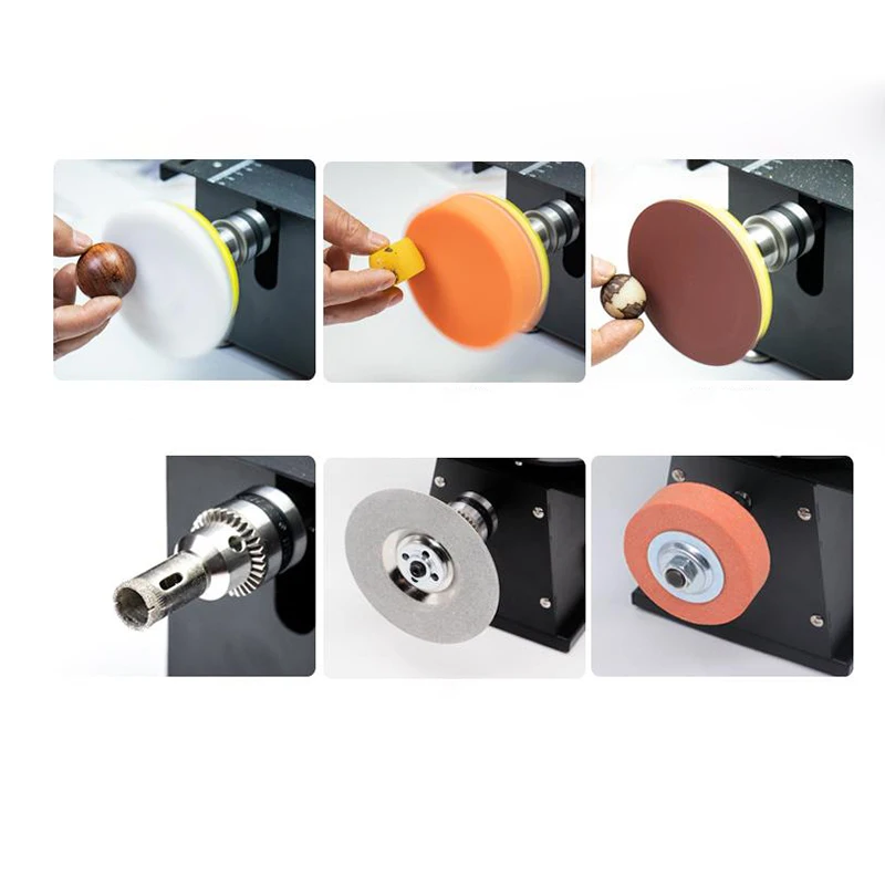 220V Multifunctional Jade Polishing and Cutting Machine Small Table Grinding Engraving Machine Table Saw Polishing Jade Tools