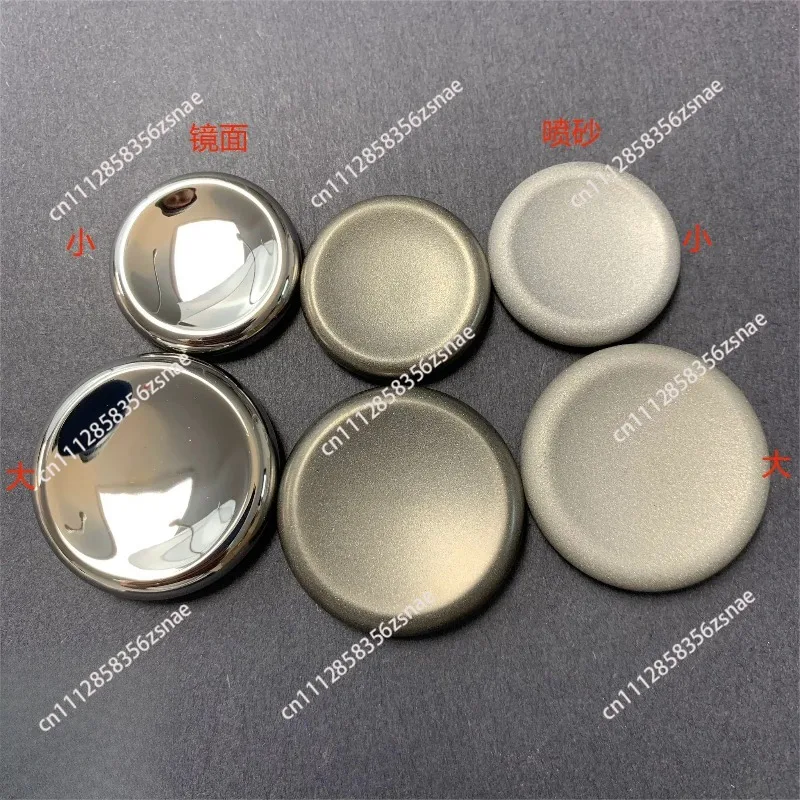 Stainless Steel Flat Round Bead, EDC Fidget Toy, Stress Relief Healing EDC Gift