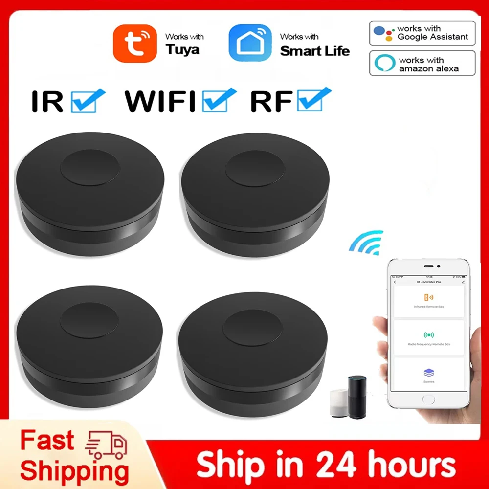 

Tuya Smart Wi-Fi RF ИК-пульт дистанционного управления Умный дом для кондиционера ВСЕ телевизоры LG TV Поддержка Alexa Google Home