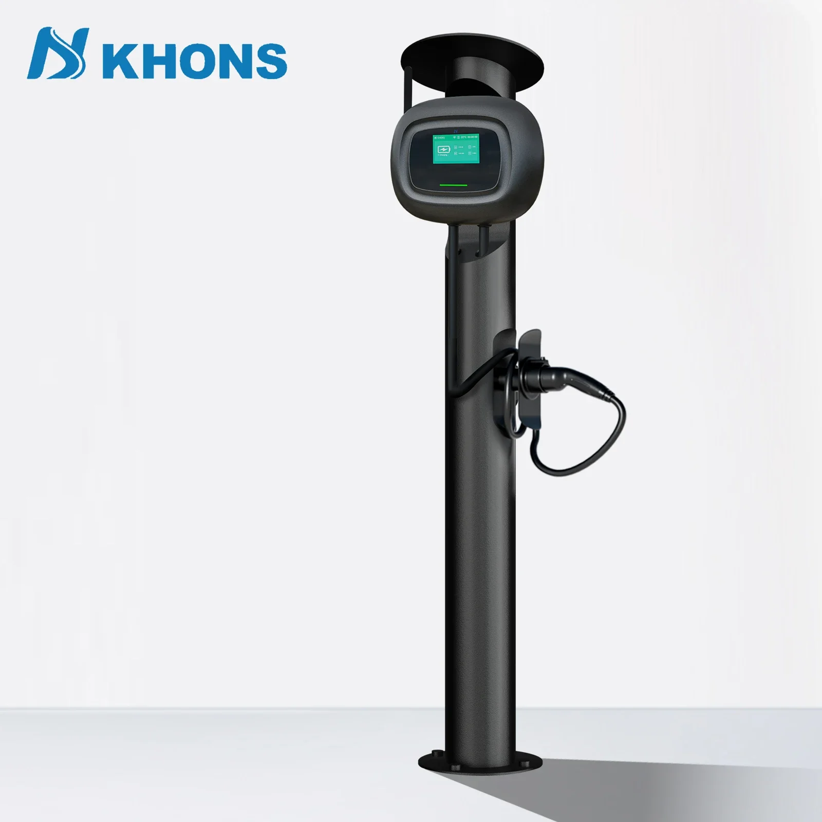 

KHONS OEM 3.7KW-22KW ac wallbox ev Автомобильная зарядная батарея с разъемом типа 1 или типа 2, напольные зарядные станции