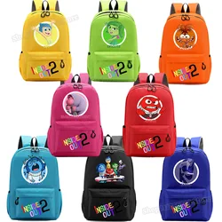 Disney Film Inside Out 2 Backpack for Kids Back To School Back Pack Laptop Bag Schoolbags Student Large-capacity Bookbag Kawaii