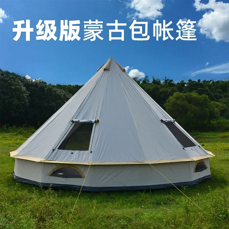 Outdoor Luxury Camping Star Tent, Glamping Mongolian Yurt, Popular Model in USA, Waterproof Sun Protection, Air Dome Tent