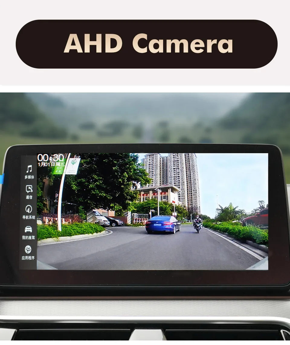 Auto Rückansicht Kamera AHD 1080P Goldene Fisheye Objektiv Universal Auto Vorne Backup Kamera 185mm Punch Nachtsicht schmetterling Kamera – Detail 11