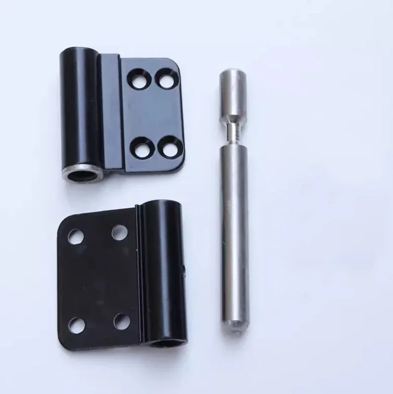 4pcs Aluminum alloy bathroom door hinges disassembly door Black hinge