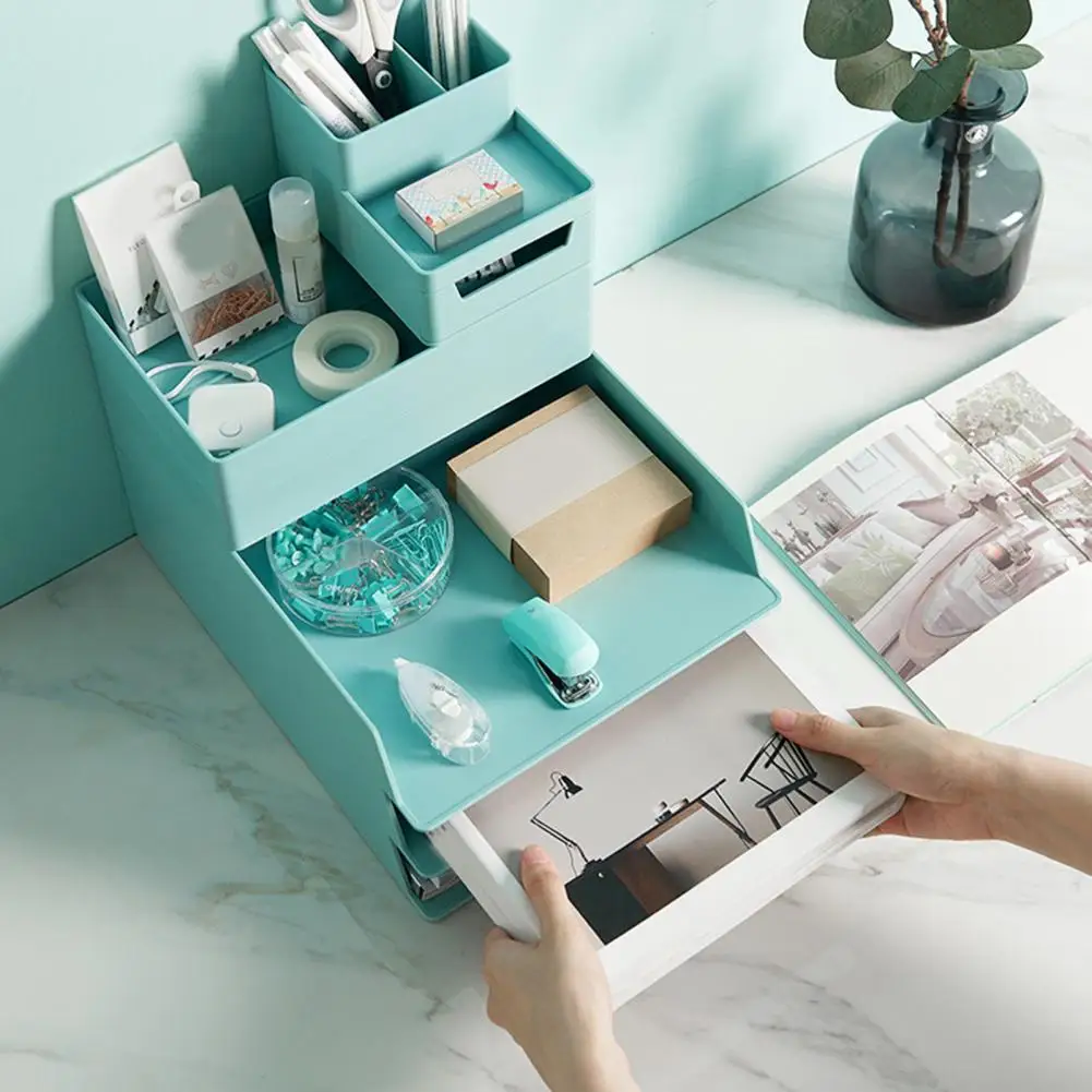Desk Cabinet A4 A5 Desktop Storage Rack Rectangle Store File  Good Jewelry Box Desktop Storage Rack