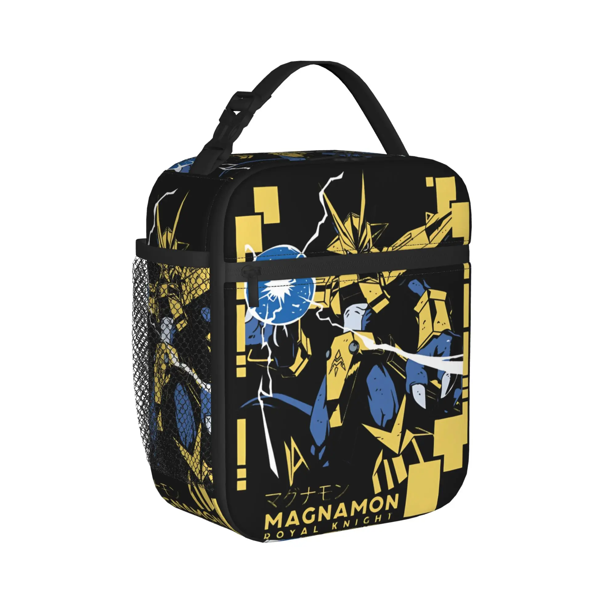 digimon royal knight magnamon Insulated Lunch Bags Large  Meal Container Thermal Bag Tote Lunch Box Beach  Outdoor Men Women