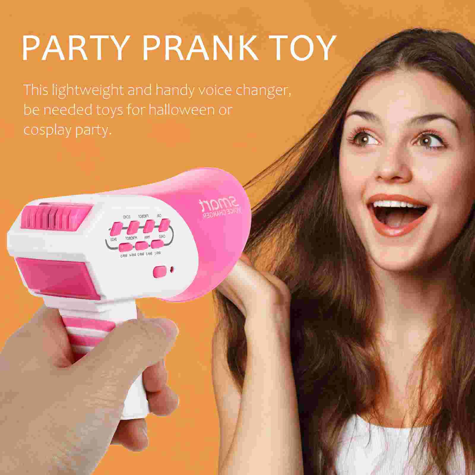 Voice Changer Toy Kid Ticky Party Prank Megaphone Child Cosplay Mini Microphone