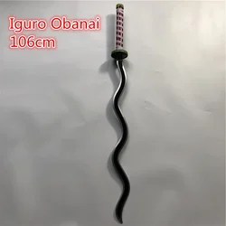 106cm Demon Slayer Iguro Obanai Cosplay Sword  Iguro Obanai Cosplay Costum sword Prop