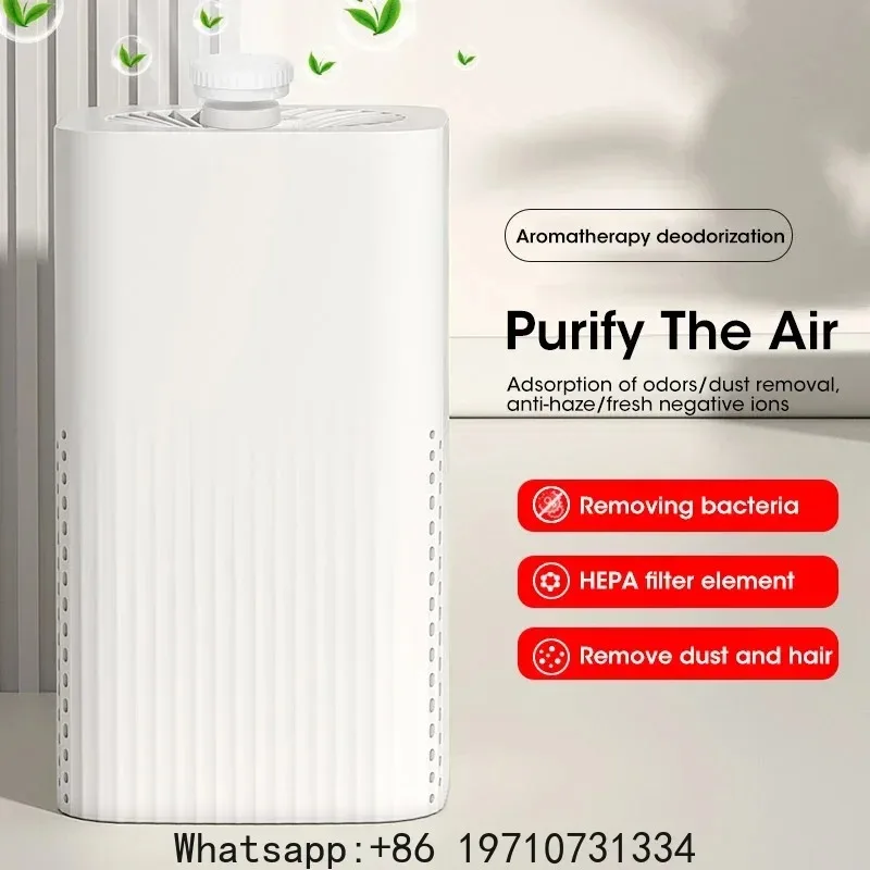 Smart Air Purifier Desktop Air Purification Eliminate Formaldehyde Smoke Dust Quickly Removes Odors HPEA Filtration Low Noise